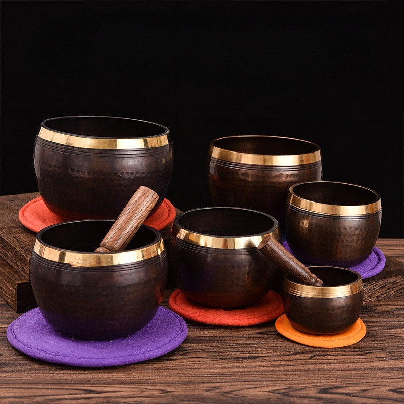 Tibetan Singing Bowl - Original Copper Tibetan Bowl Nepal Handmade