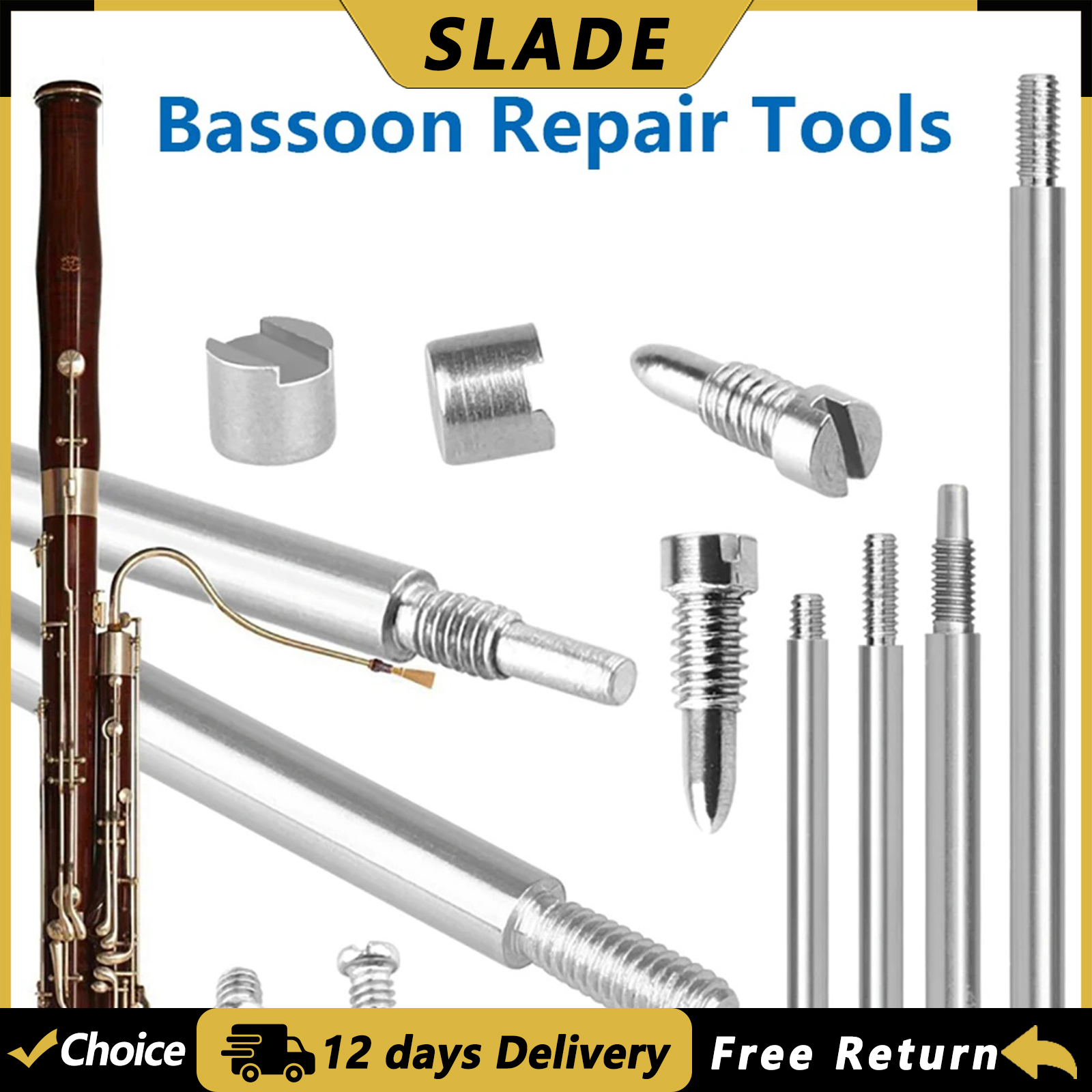 Musical Instrument Bassoon - SLADE 70Pcs/Set Bassoon Repair Tool Screws