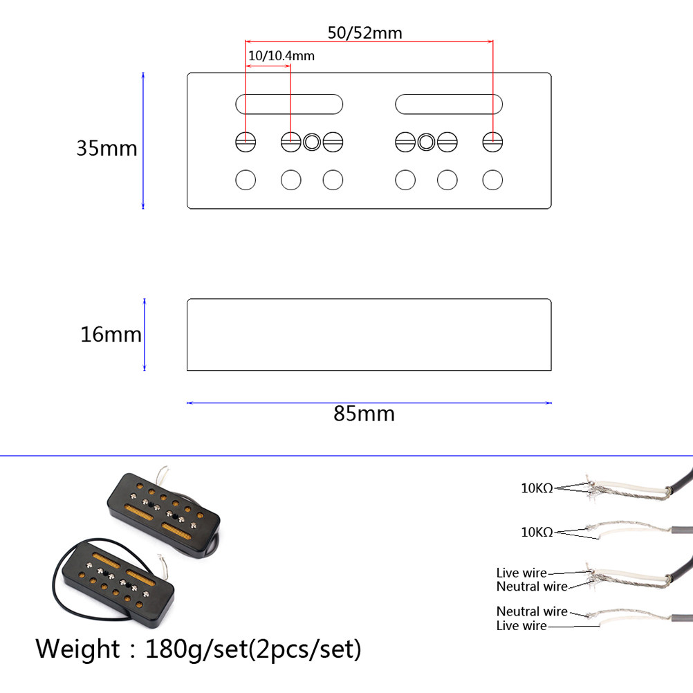2Pcs Electric Guitar Soapbar P - Musical Instrument Bass incelemesi ve fiyatı