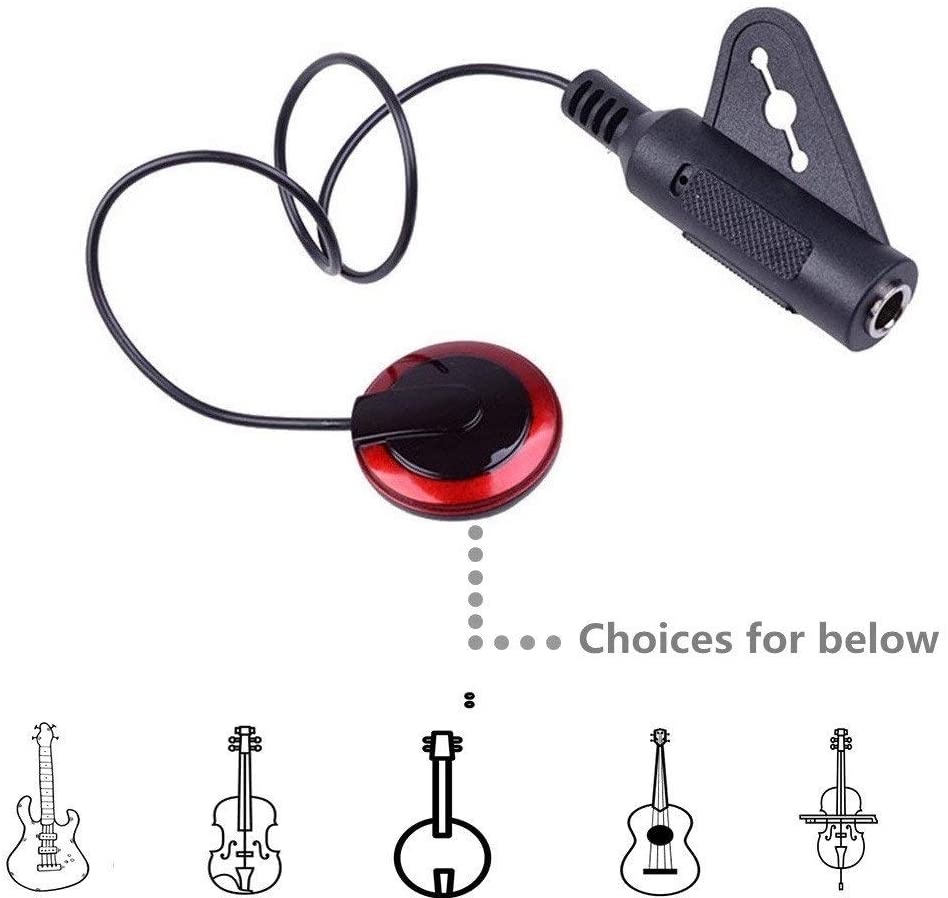 1Pcs Piezo Contact Microphone  - Musical Instrument Mandolin incelemesi ve fiyatı