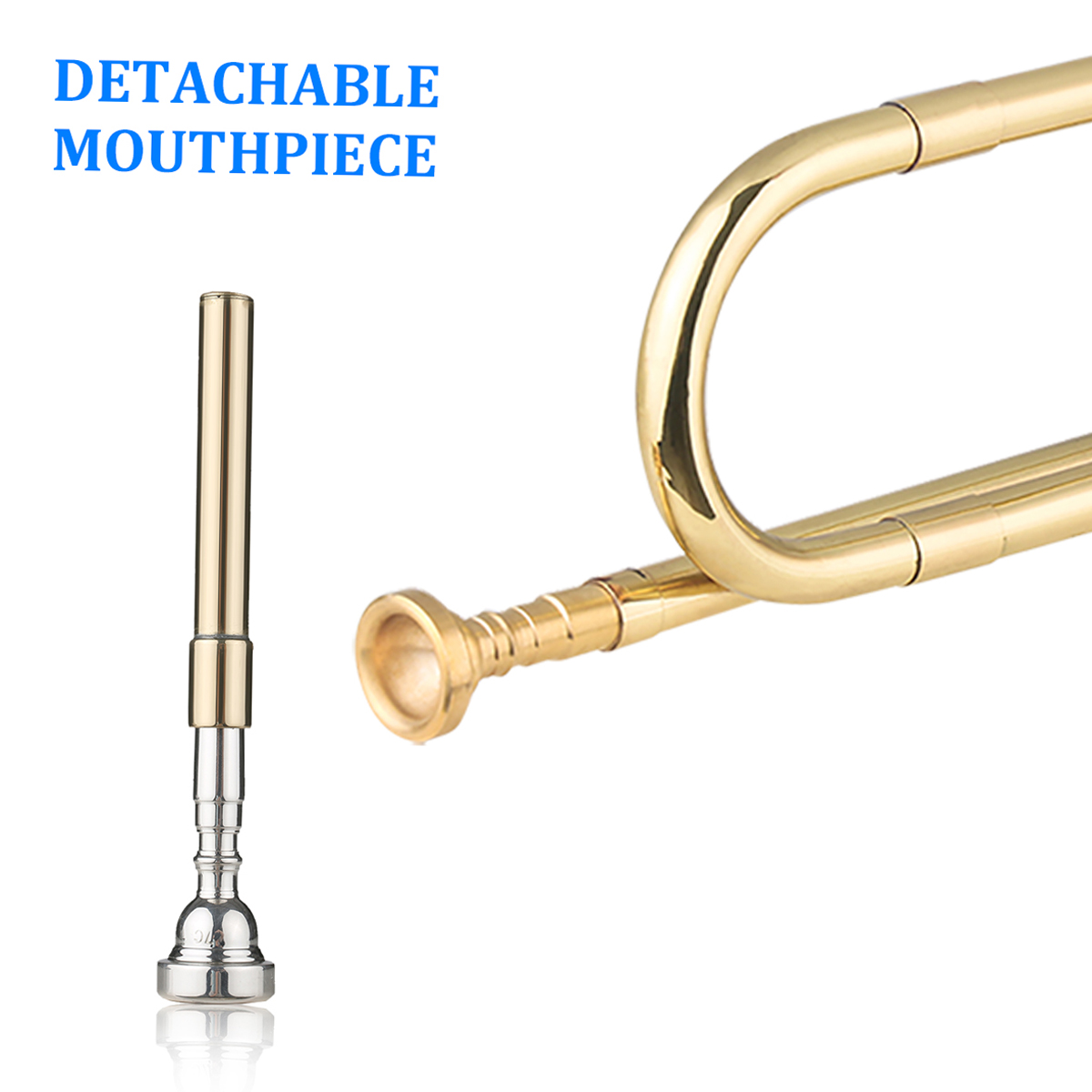 Brass C Bugle Call Gold-Plated - Musical Instrument Bugle incelemesi ve fiyatı