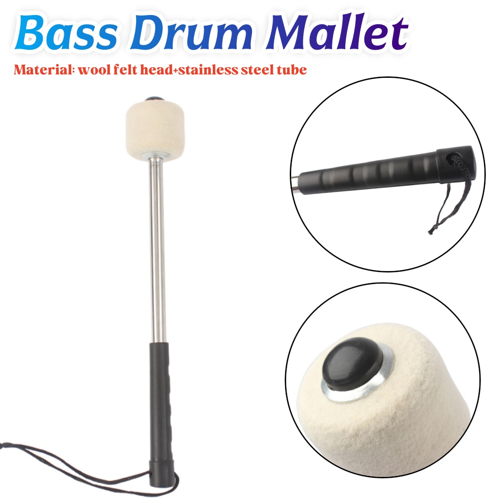 1-2PCS Bass Drum Mallet Profes - Musical Instrument Bass incelemesi ve fiyatı