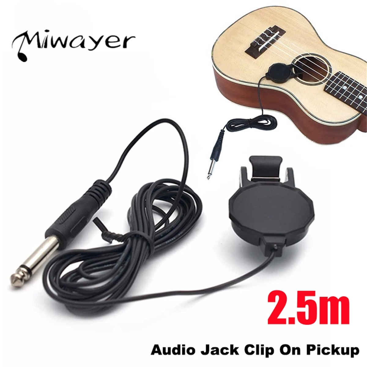 Audio Jack Clip On Pickup for  - Musical Instrument Mandolin incelemesi ve fiyatı
