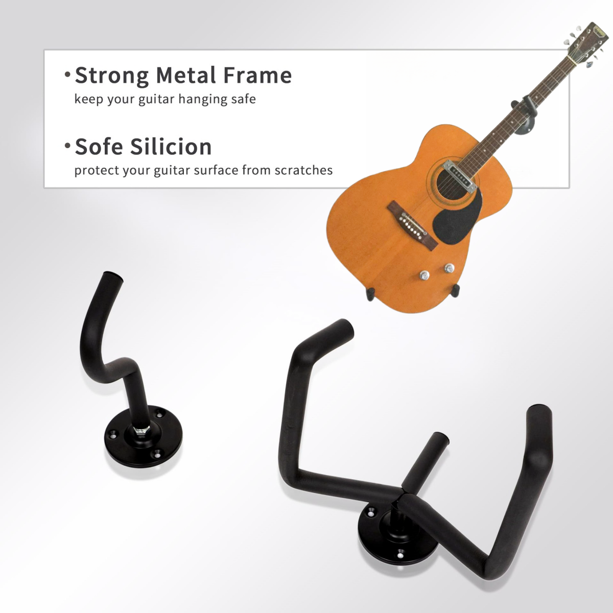 Metal Guitar Wall Mount Hanger - Musical Instrument Mandolin incelemesi ve fiyatı