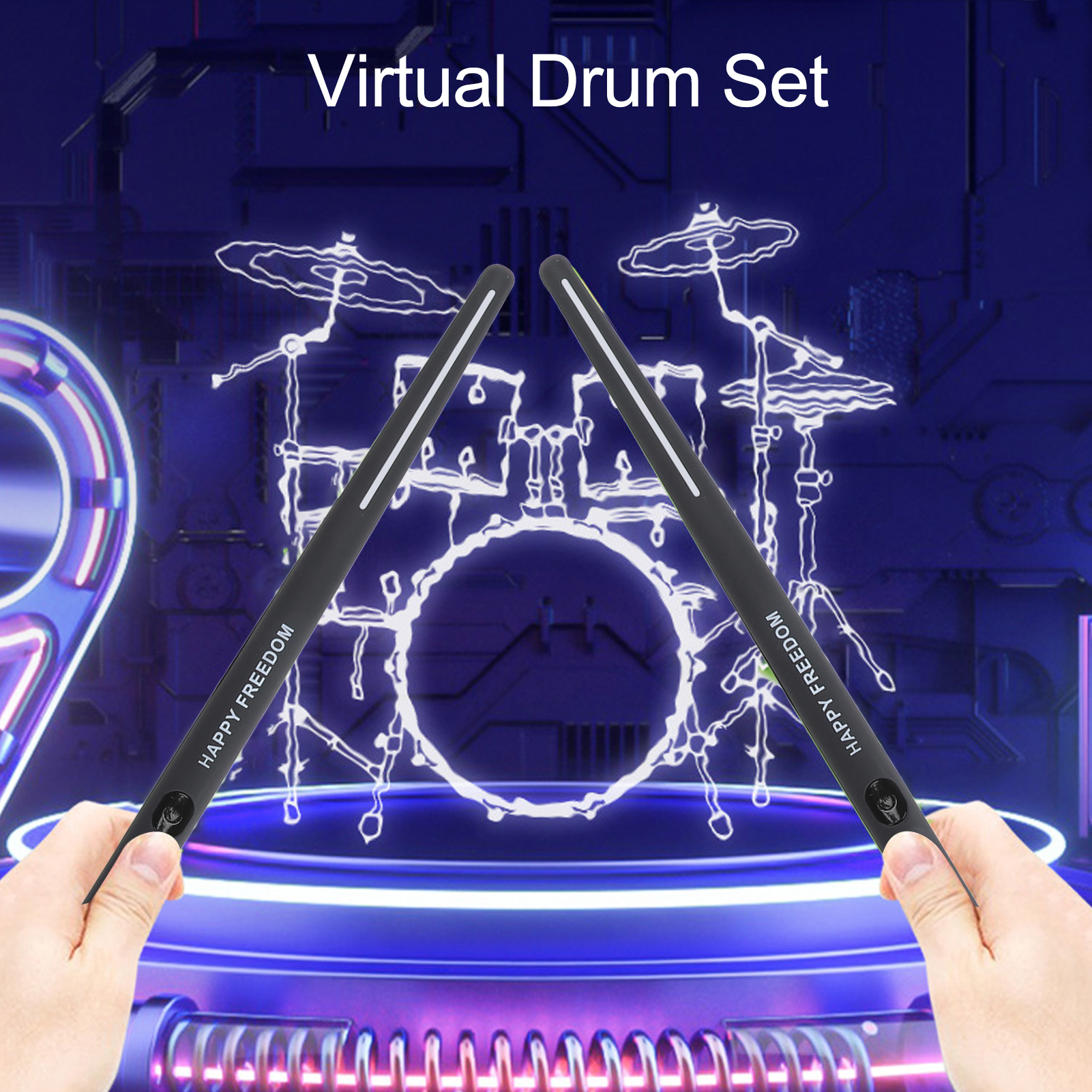 New Virtual Drum Kit Electroni - Musical Instrument Virtual incelemesi ve fiyatı