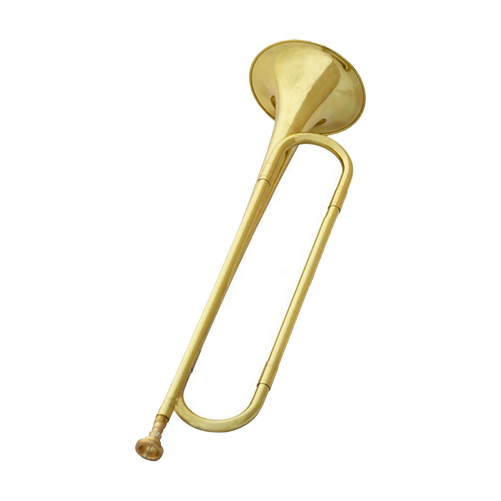 Gold Brass Cavalry Trumpet Eme - Musical Instrument Bugle incelemesi ve fiyatı