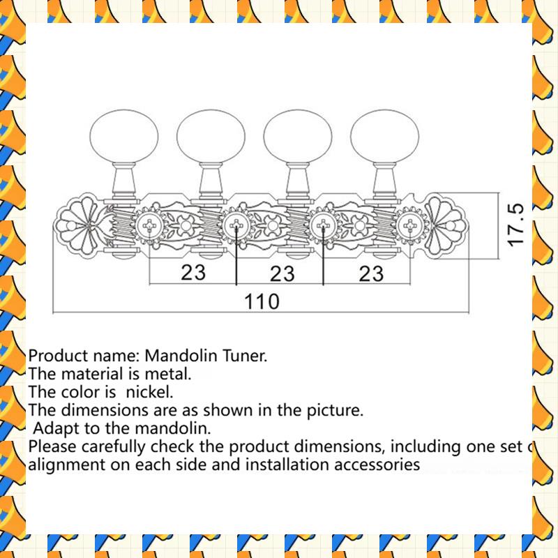 ABYB Precision Tuning Pegs Set - Musical Instrument Mandolin incelemesi ve fiyatı