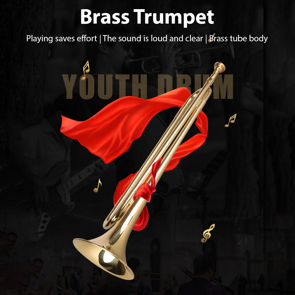 Brass Trumpet B Flat Bugle wit - Musical Instrument Bugle incelemesi ve fiyatı