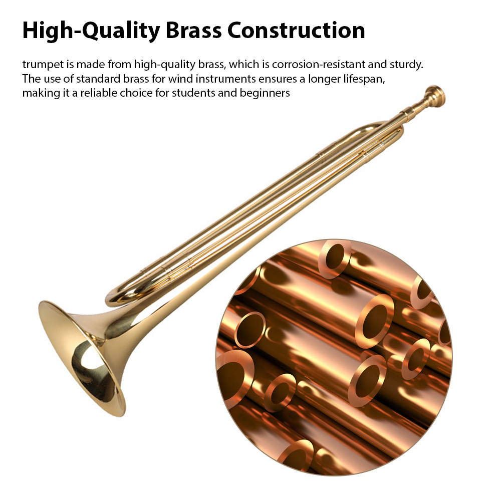Brass Trumpet B Flat Bugle wit - Musical Instrument Bugle incelemesi ve fiyatı