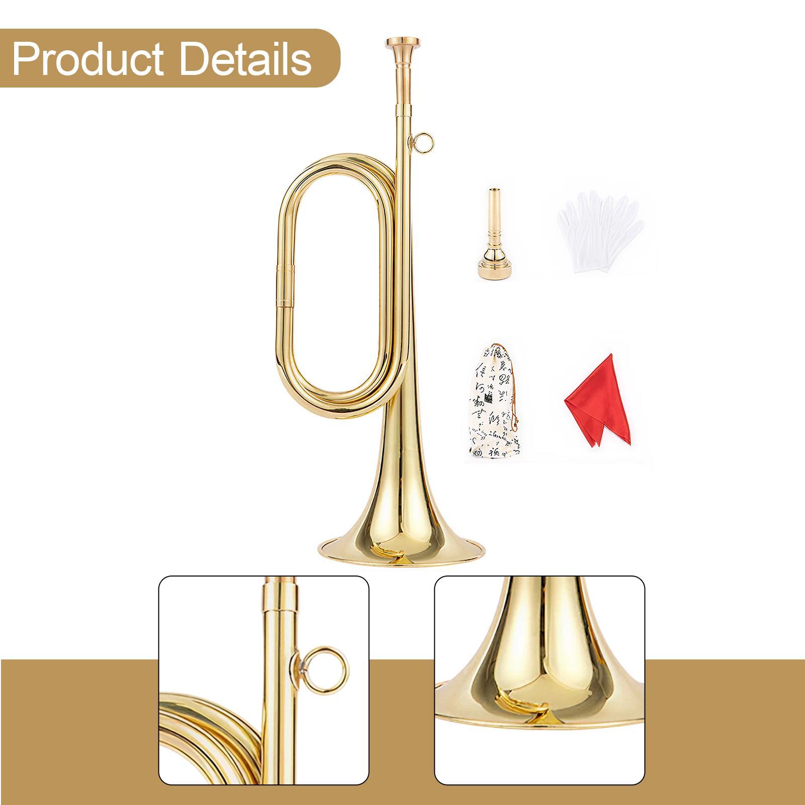 Compact Brass Music Instrument - Musical Instrument Bugle incelemesi ve fiyatı