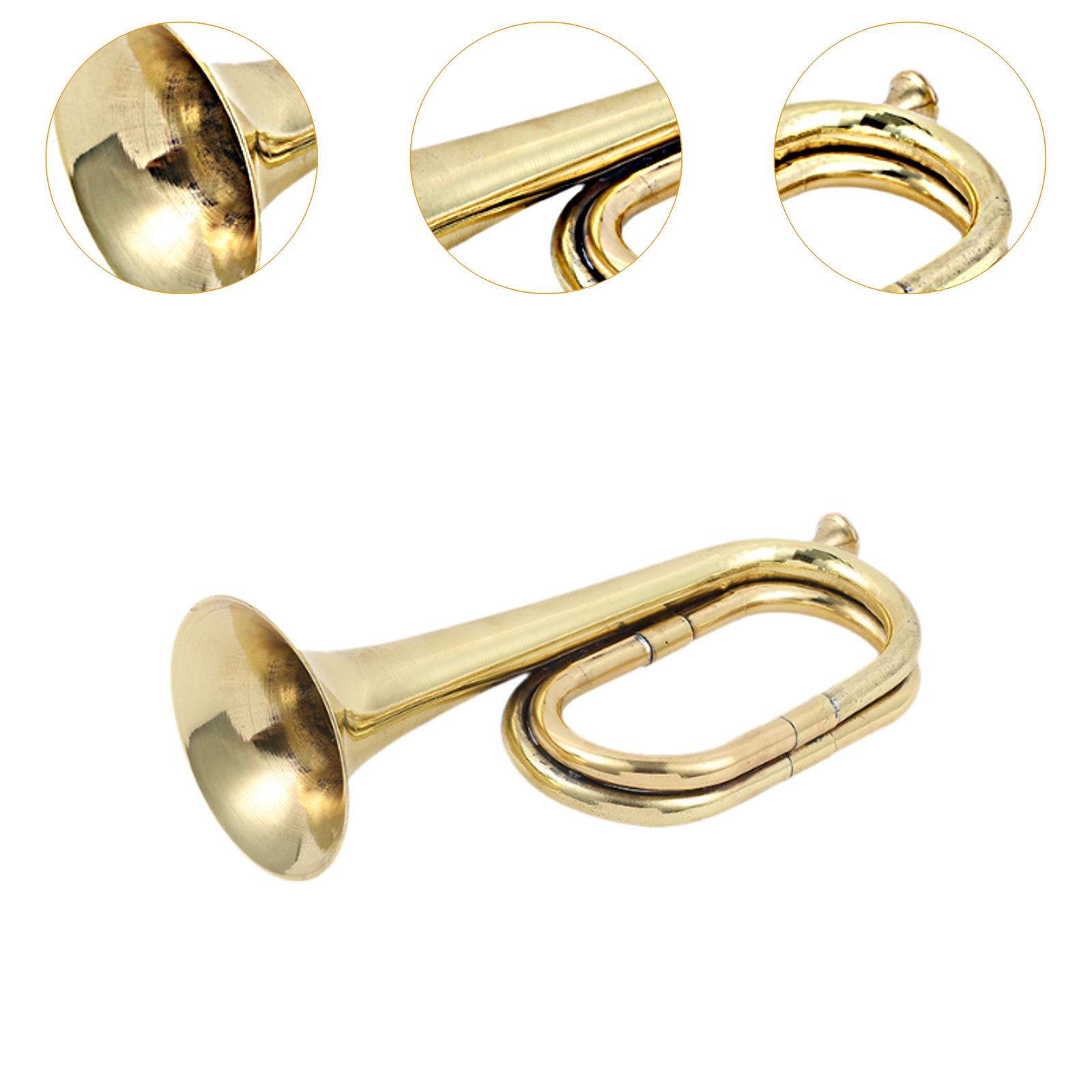 Brass Bugle Trumpet Prop Music - Musical Instrument Bugle incelemesi ve fiyatı
