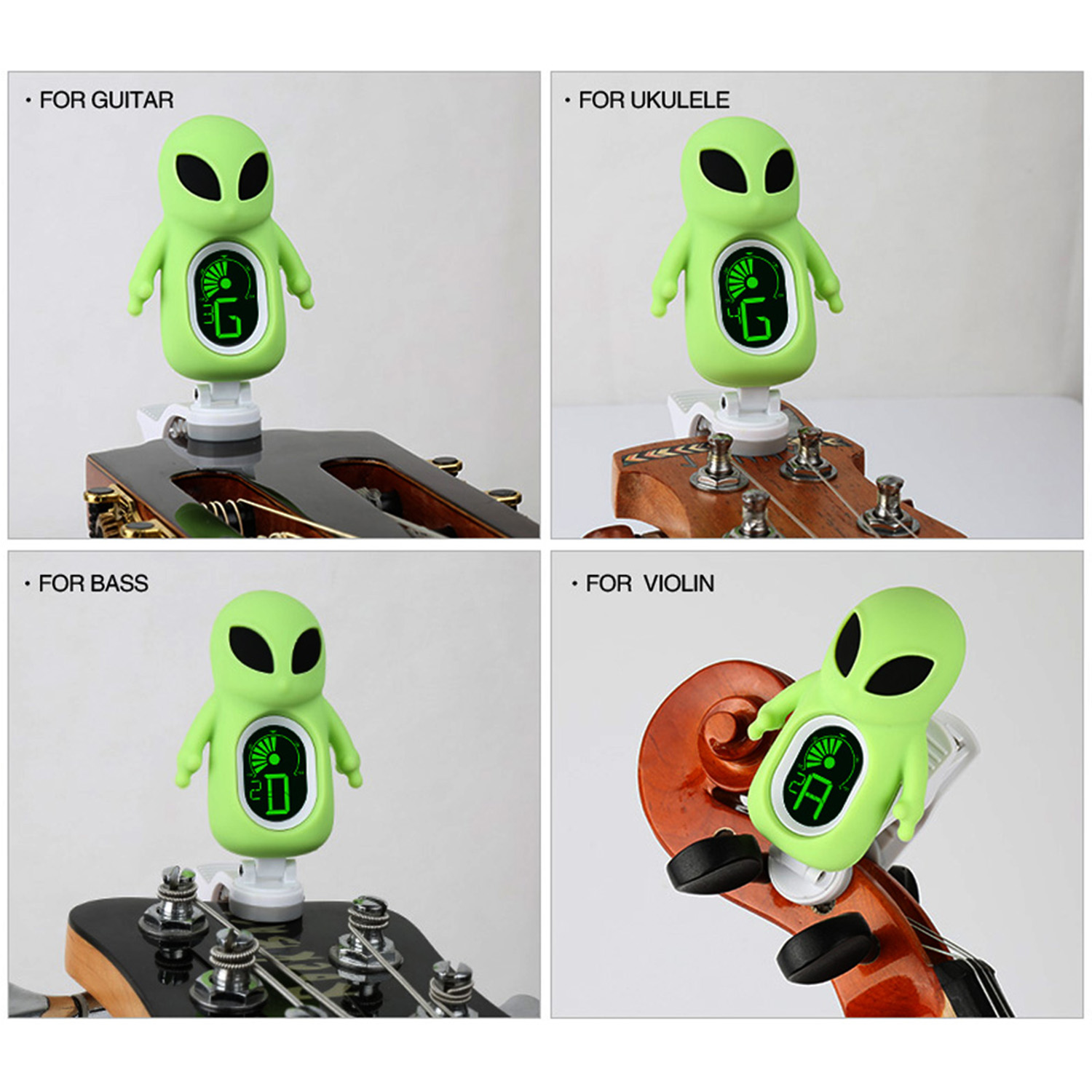 Guitar Tuner A71, Cute Alien C - Musical Instrument Bass incelemesi ve fiyatı