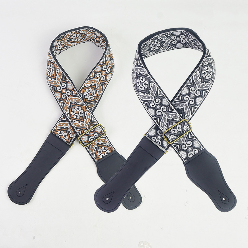 Guitar Strap Embroidered Print - Musical Instrument Bass incelemesi ve fiyatı