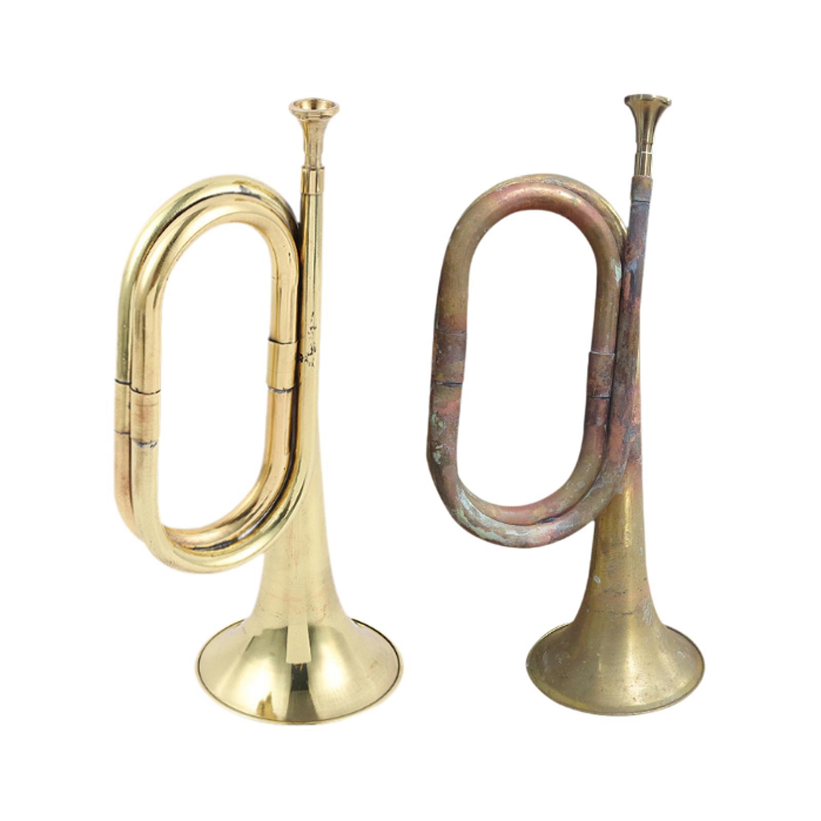 Cavalry Trumpet with Mouthpiec - Musical Instrument Bugle incelemesi ve fiyatı