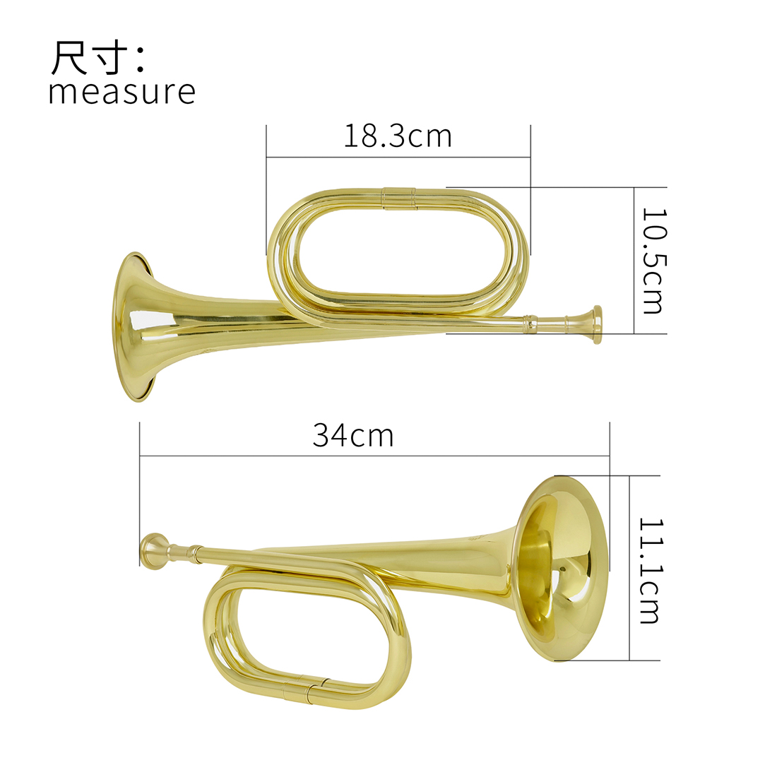 M MBAT Bugle Call Trumpet Bras - Musical Instrument Bugle incelemesi ve fiyatı