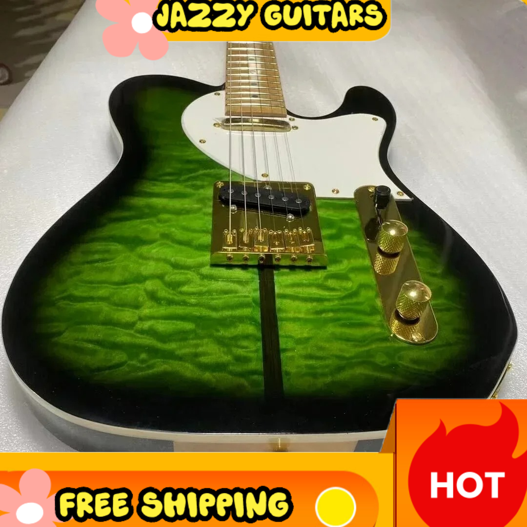 Green Black Burst Quilted Mapl - Musical Instrument Mandolin incelemesi ve fiyatı